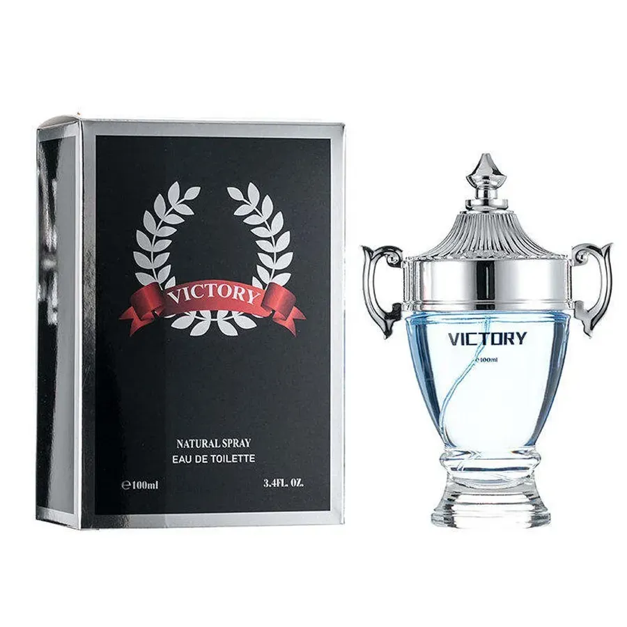 Faceted glass eau de parfum flacon with a classic silhouette