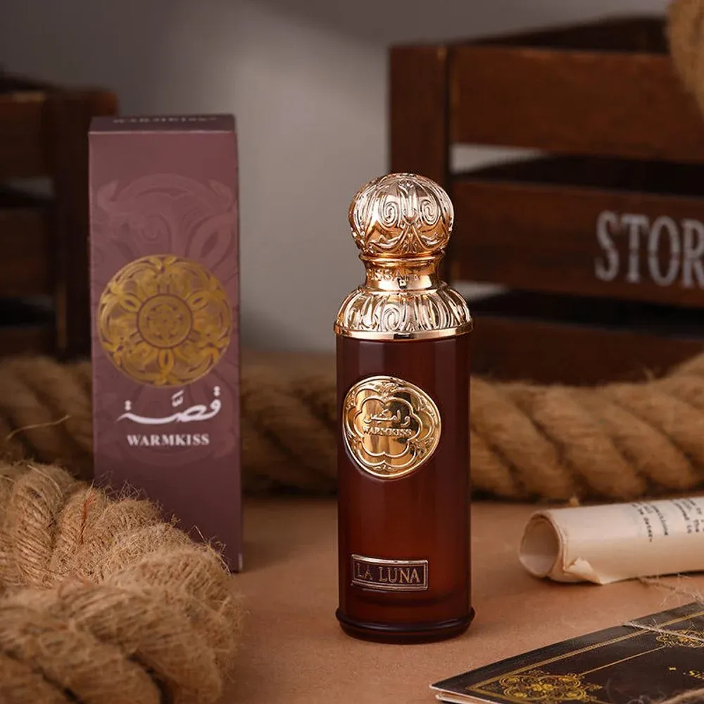 Alcohol-free oud attar in a wooden-capped bottle